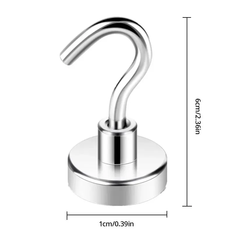 10 Strong Magnetic Hooks for Multi Purpose Storage