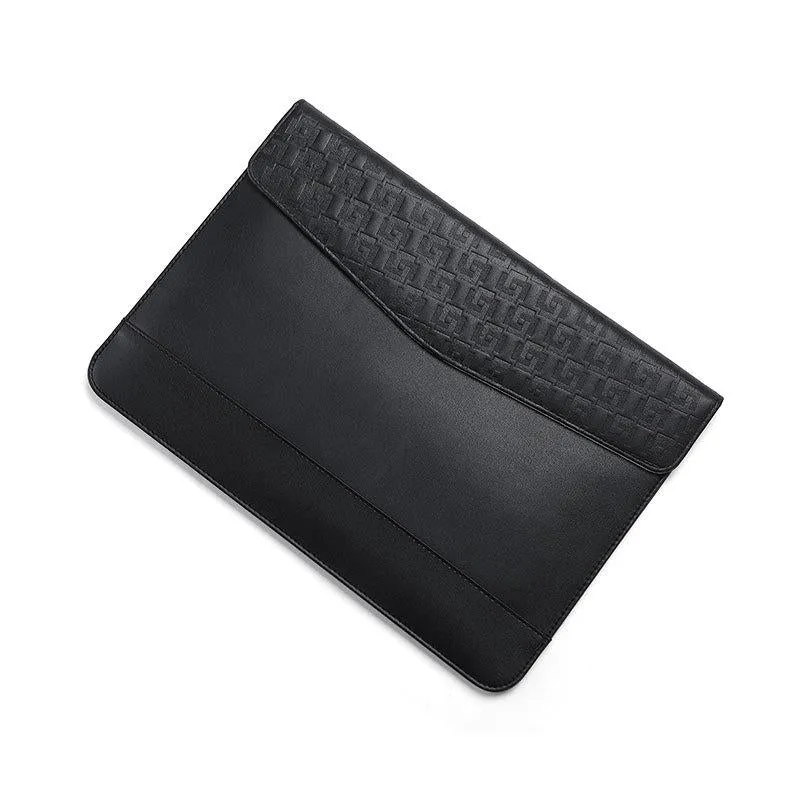 13 Inch Ultra-thin Magnetic Holster for Horizontal Embossed Notebook with Liner Bag