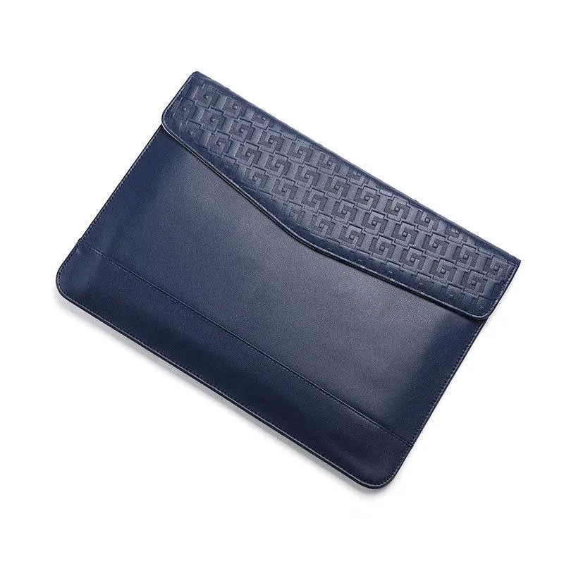 13 Inch Ultra-thin Magnetic Holster for Horizontal Embossed Notebook with Liner Bag