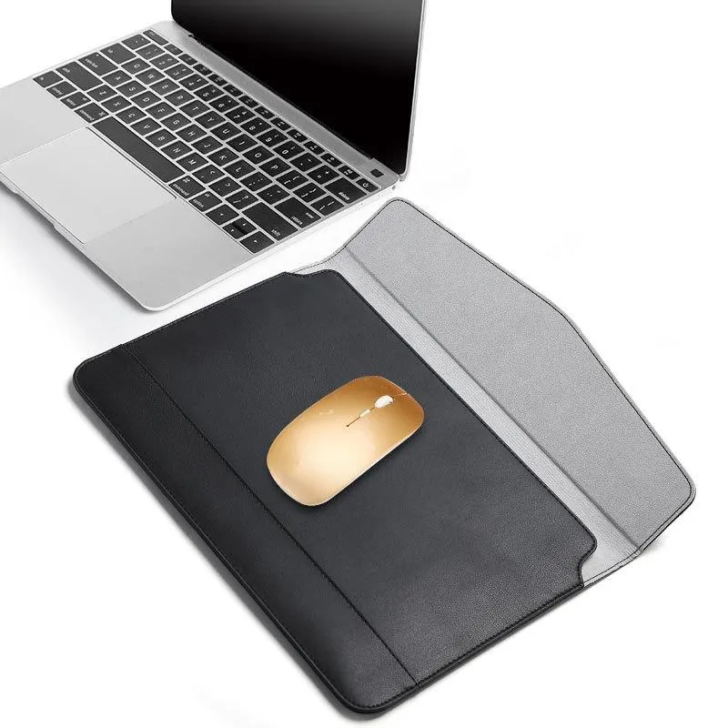 13 Inch Ultra-thin Magnetic Holster for Horizontal Embossed Notebook with Liner Bag