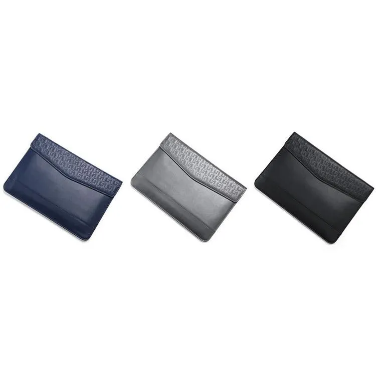 13 Inch Ultra-thin Magnetic Holster for Horizontal Embossed Notebook with Liner Bag