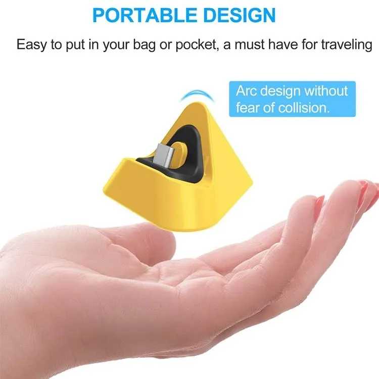 2-Pack Portable Triangle Charger | For Nintendo Switch / Lite | Dynamic Blue