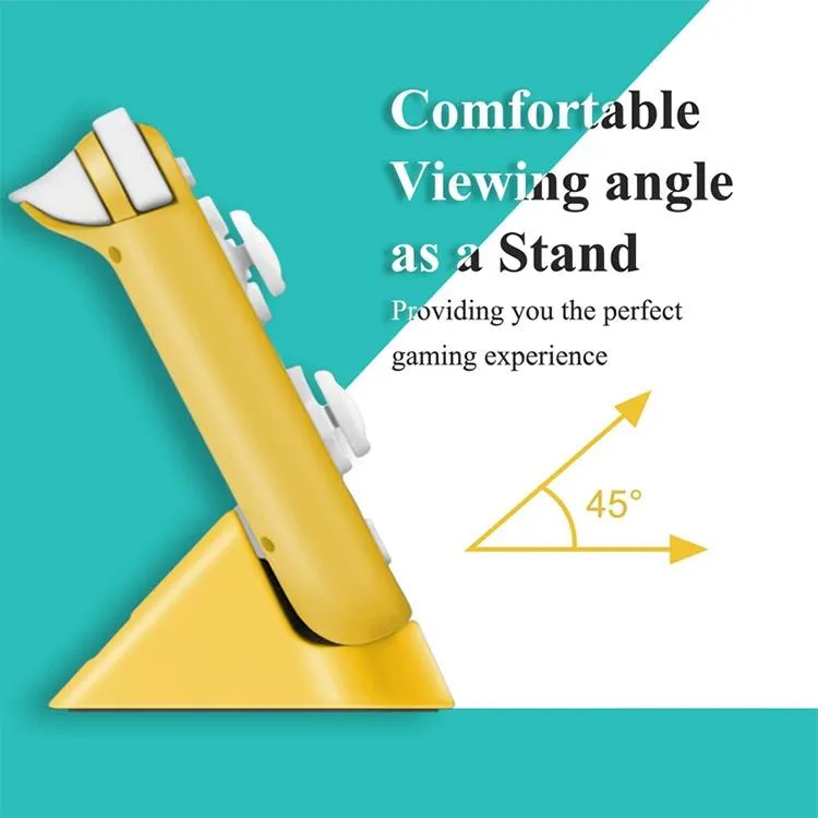 2-Pack Portable Triangle Charger | For Nintendo Switch / Lite | Dynamic Blue