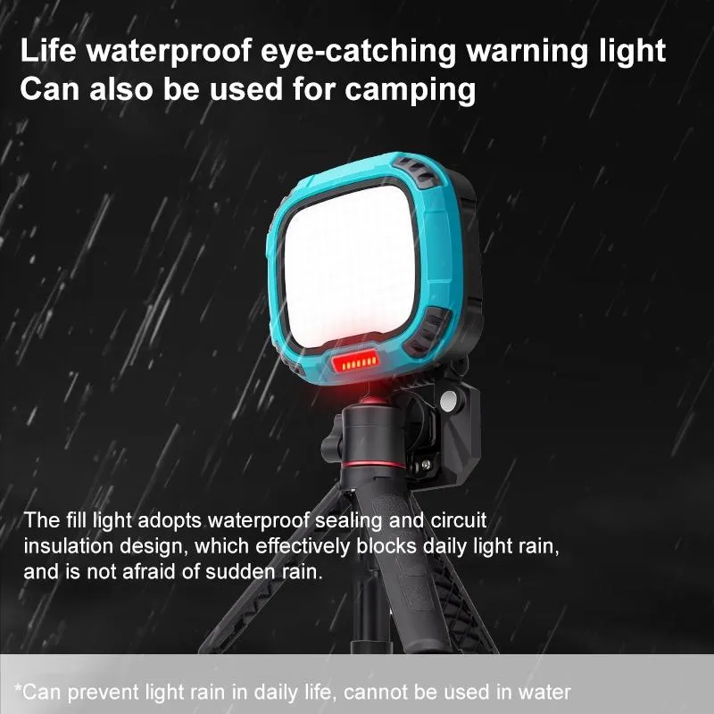 28W Waterproof Led Work Light With 136 Leds For Photography And Fill Light - Blue