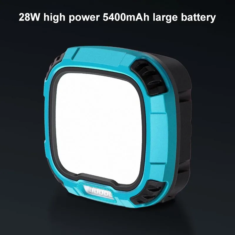 28W Waterproof Led Work Light With 136 Leds For Photography And Fill Light - Blue