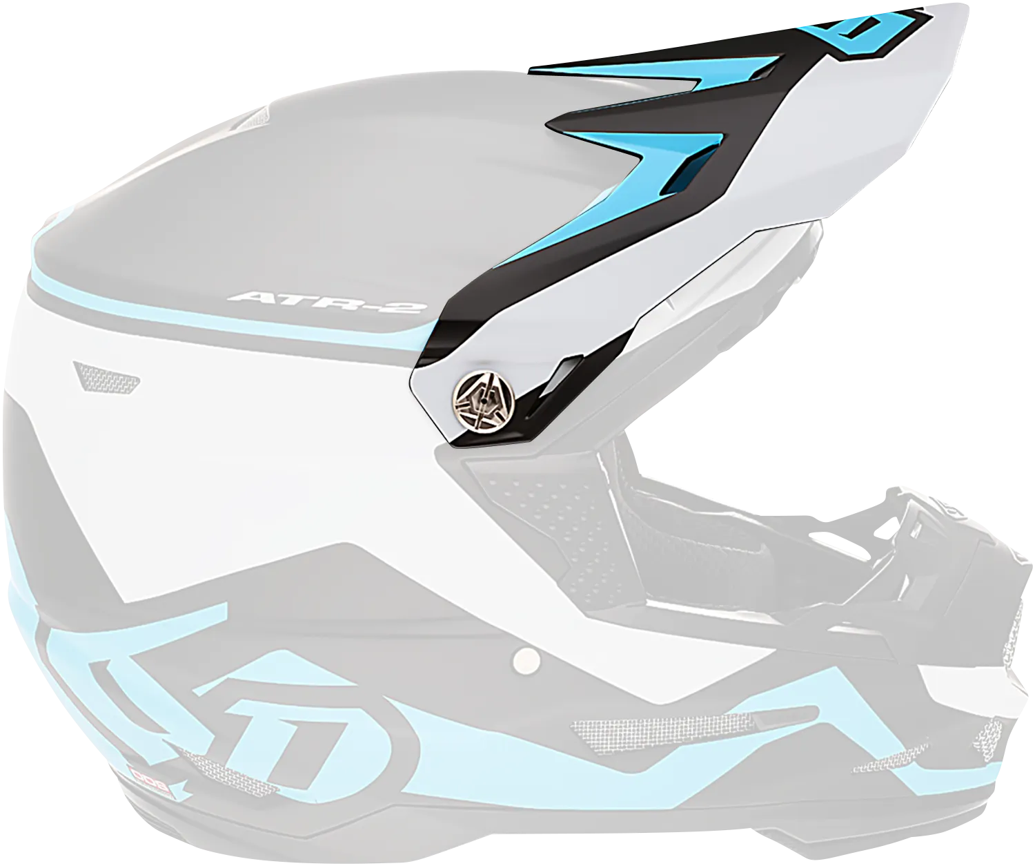 6D ATR-2 Visor - Drive - Cyan 72-6096