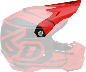 6D ATR-2 Visor - Torque - Red 72-6114