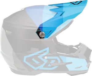 6D ATR-2Y Visor - Range - Blue 72-4138