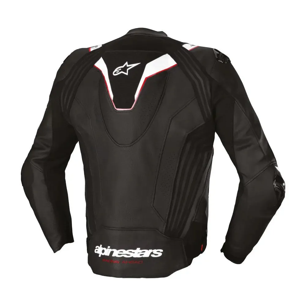 Alpinestars Missile V3 Ignition Leather Jacket Black / White