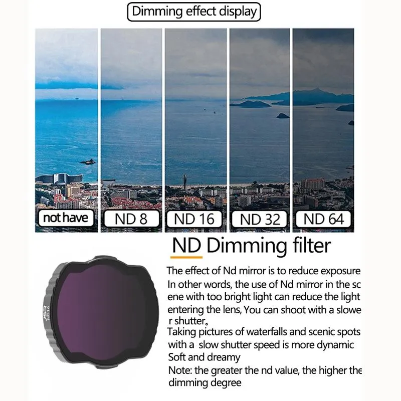 Avata Style Nd8pl Adjustable Filter for Dji - Compact