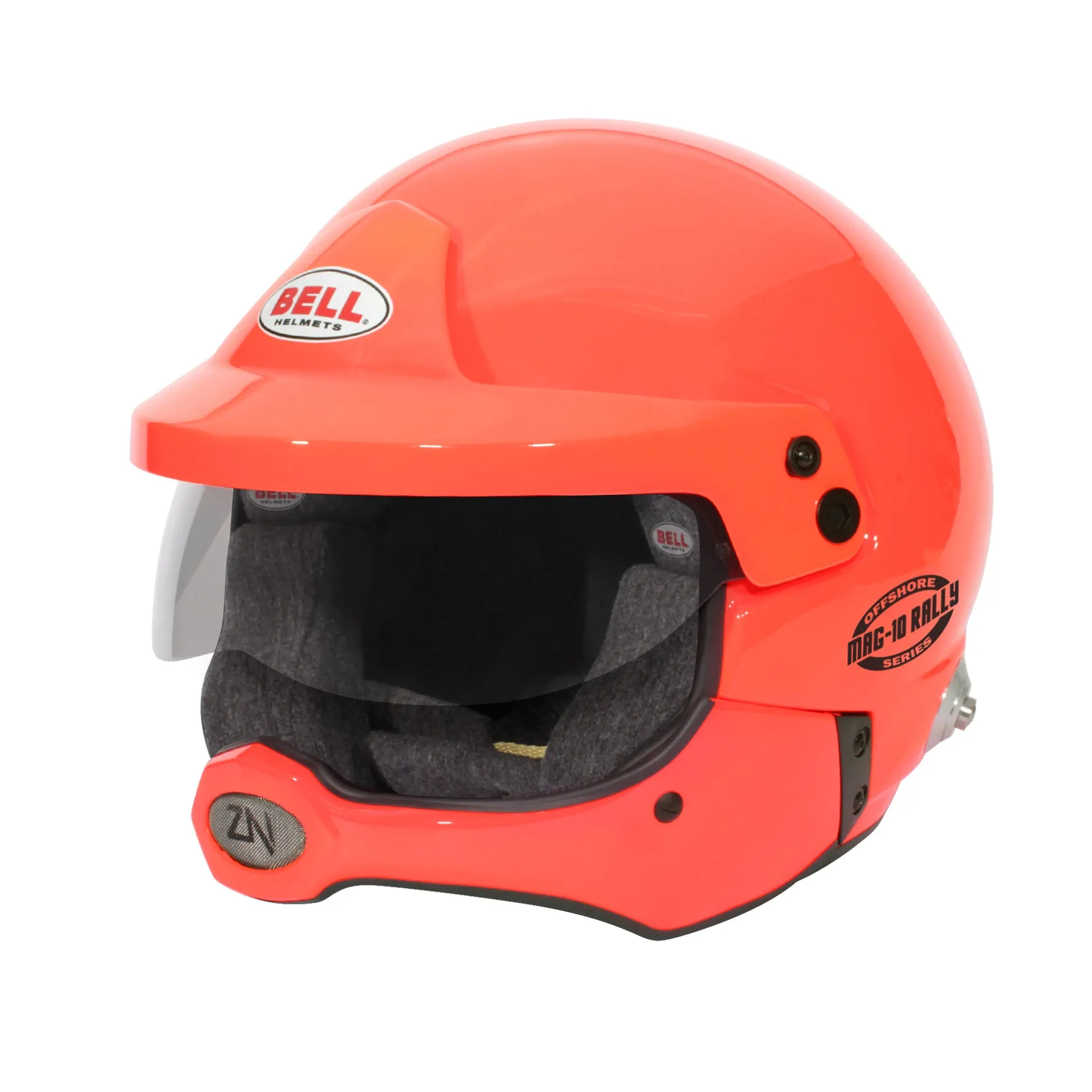 BELL 1346027 MAG-10 RALLY PRO OFFSHORE ORANGE Open face helmet, HANS, FIA, size 60 (7 1/2)
