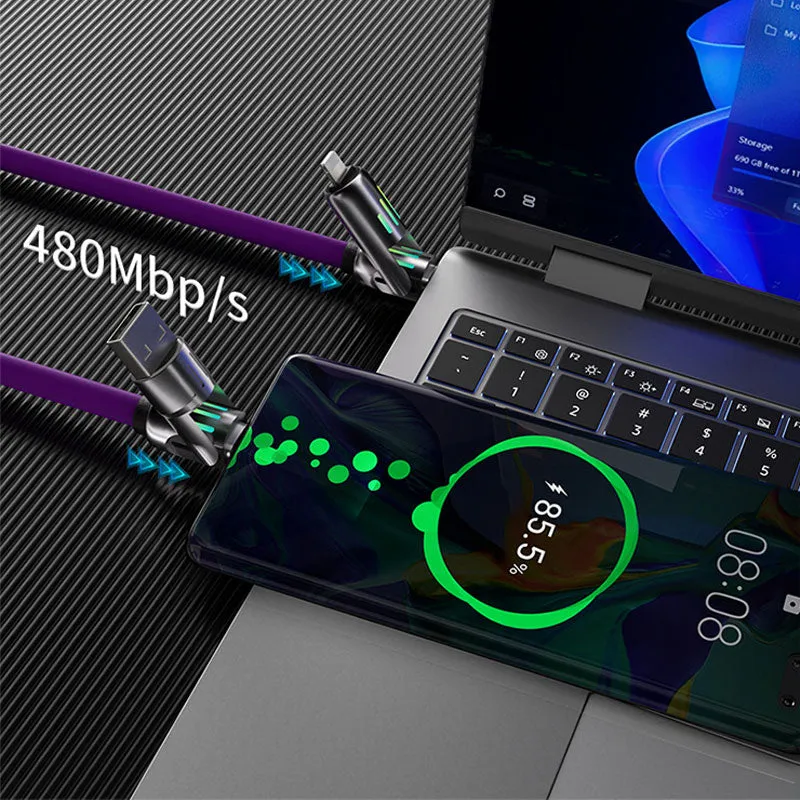 Buy 2 Get 1 Free240W4-in-1 High-Speed Transfer Fast Charging Cable