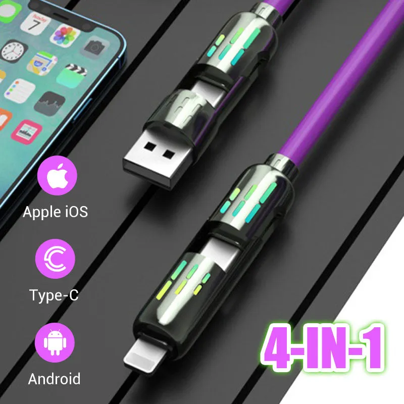 Buy 2 Get 1 Free240W4-in-1 High-Speed Transfer Fast Charging Cable