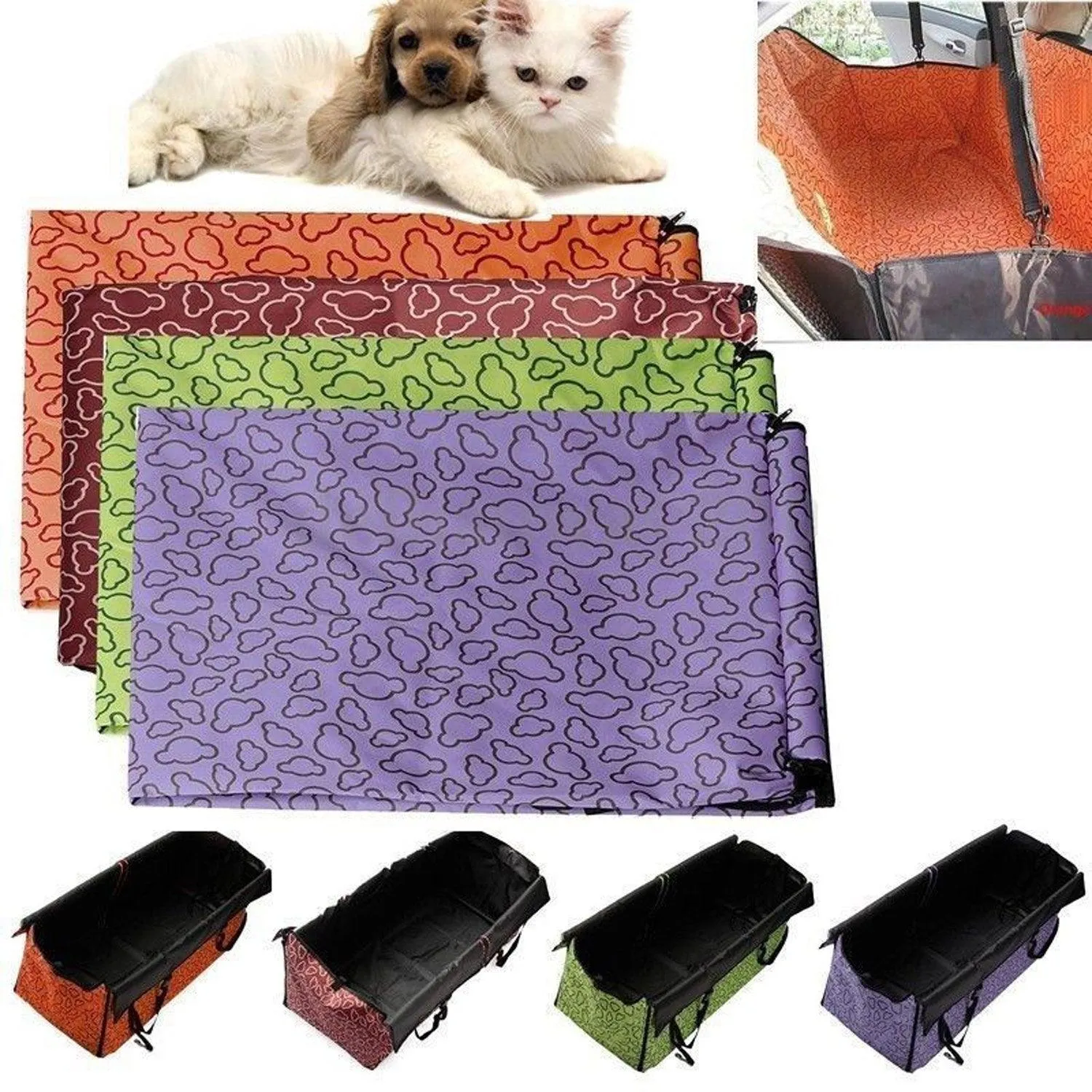 Car Back Seat Plastic Dog's Cover Mat