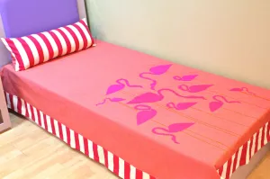 Flamingo Bed Cover Single