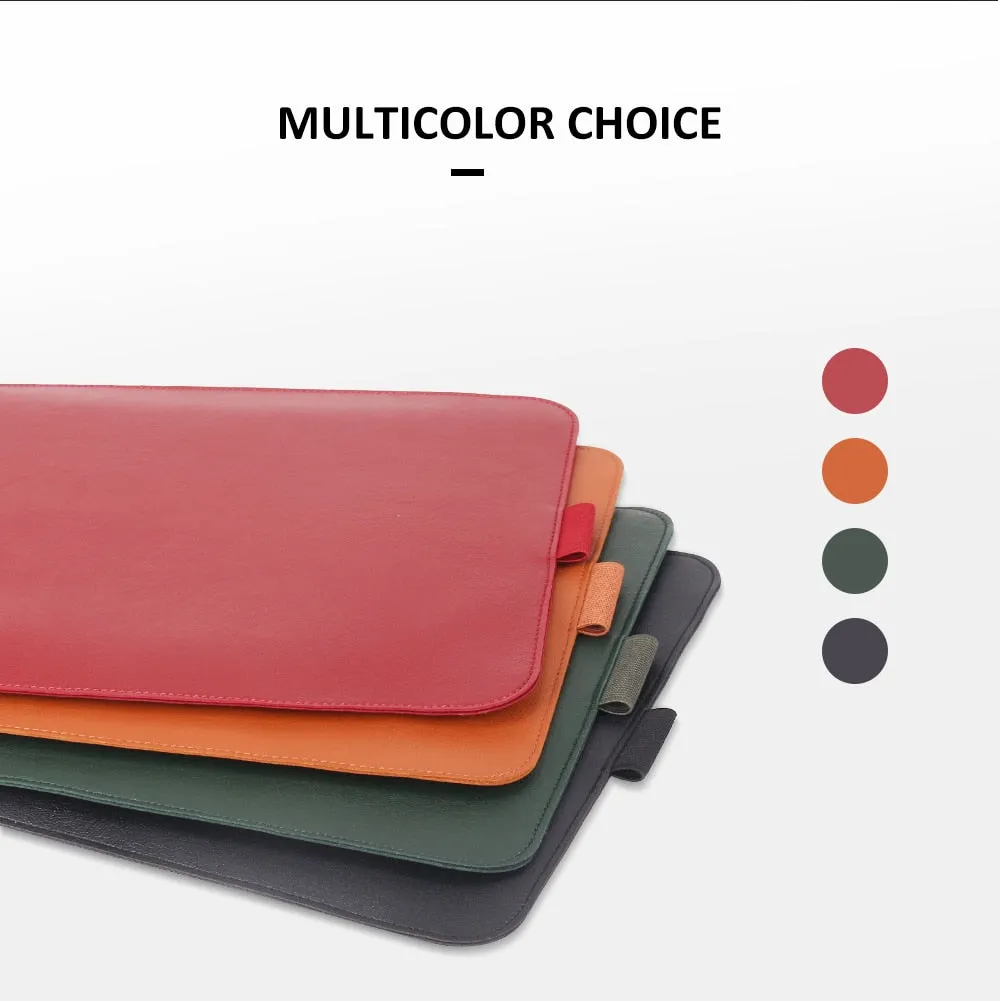 Leather Sleeve Set With Support Frame for MacBook 15-inch