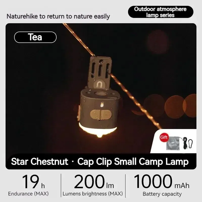 Naturehike Mini Light Portable Lamp Waterproof Lighting Ultralight Flashlight Outdoor Headlight Camp Lantern Pocket Tools 70g