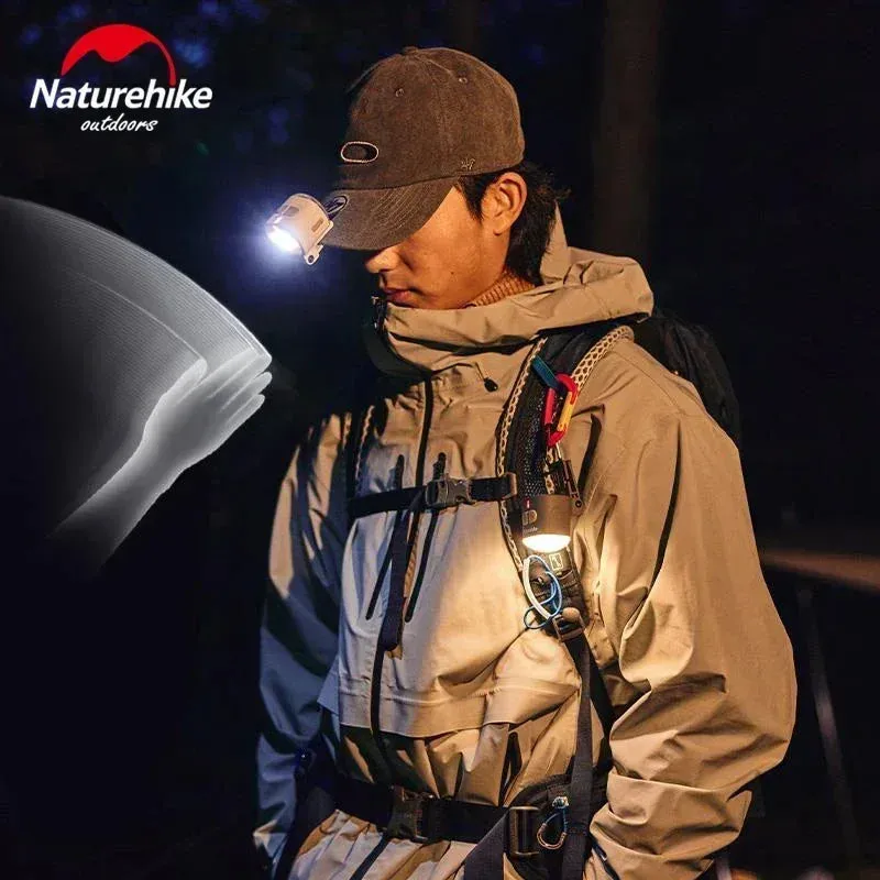 Naturehike Mini Light Portable Lamp Waterproof Lighting Ultralight Flashlight Outdoor Headlight Camp Lantern Pocket Tools 70g