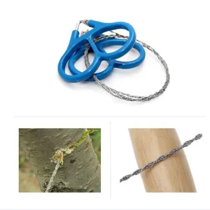 Ring Steel Wire Saw Scroll Plastic Emergency Hand Chain saw Chain Rope Saw Hunting 1Pcs