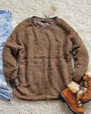 The Teddy Sweatshirt in Firewood
