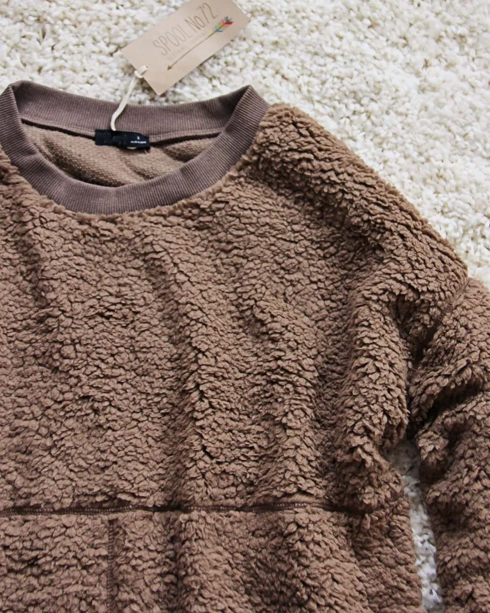 The Teddy Sweatshirt in Firewood